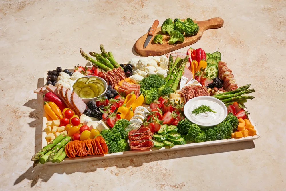 Keto charcuterie board