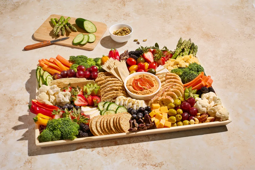 Vegetarian charcuterie board